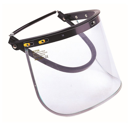 Face Shield with Spring Bracket